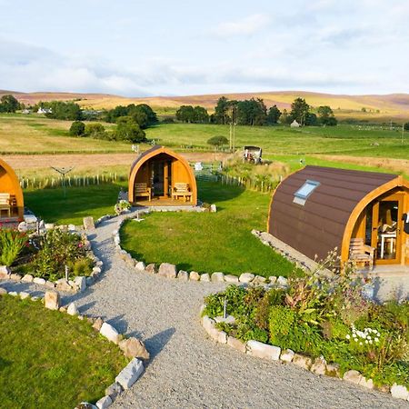 Migdale Pods Luxury Glamping Apartment Bonar Bridge Exterior photo