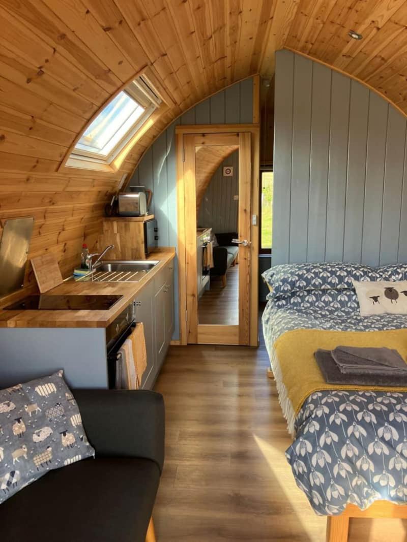 Migdale Pods Luxury Glamping Apartment Bonar Bridge Exterior photo