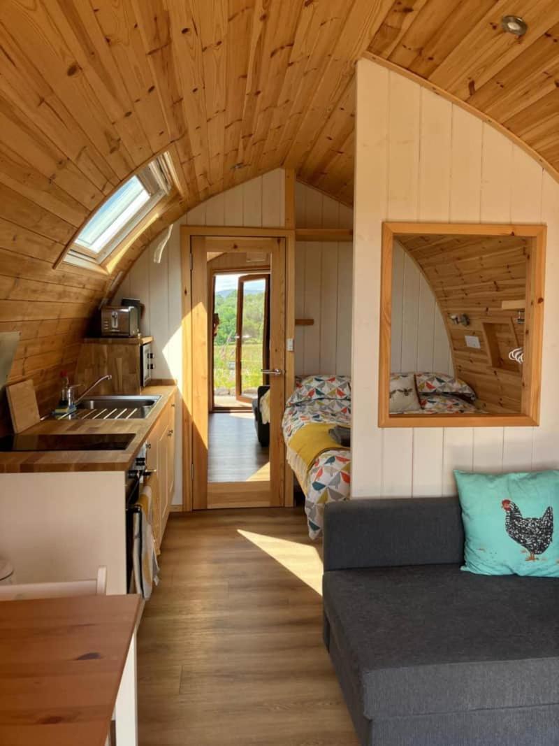 Migdale Pods Luxury Glamping Apartment Bonar Bridge Exterior photo