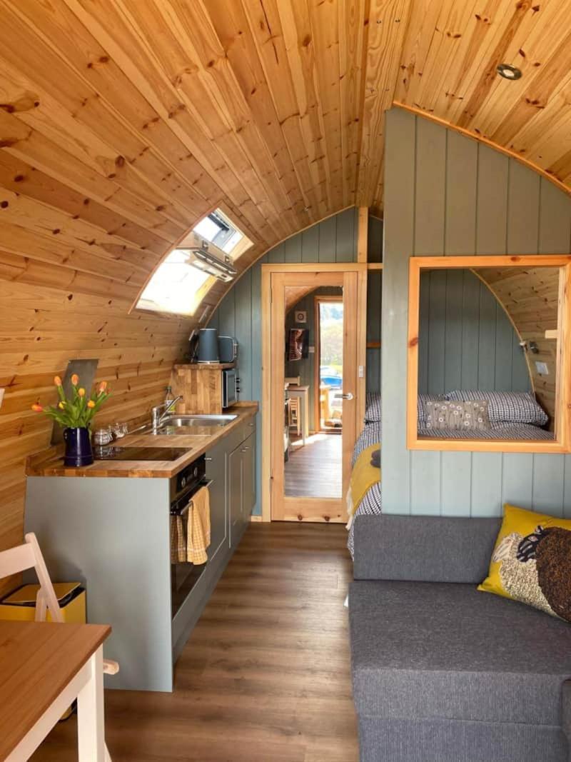 Migdale Pods Luxury Glamping Apartment Bonar Bridge Exterior photo